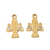 304 Stainless Steel Pendants STAS-R168-06G-1