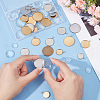 Unicraftale DIY Flat Round Pendant Making Kit DIY-UN0004-84-4