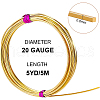 Square Brass Wire CWIR-WH0009-06G-2