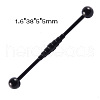 304 Stainless Steel Long Barbell Cartilage Earrings FS-WGA4435-06-2