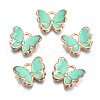 Alloy Enamel Charms X-ENAM-S121-070F-1