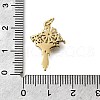 Brass Micro Pave Cubic Zirconia Pendants KK-S523-07G-3