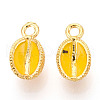 Fruit Alloy Enamel Charms ENAM-N062-06J-1