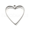 304 Stainless Steel Pendants STAS-S181-01P-H-1