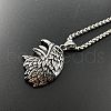 Cool Eagle Stainless Steel Pendant Necklace CE4495-4