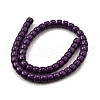 Natural Lepidolite/Purple Mica Stone Beads Strands G-F791-B01-3
