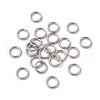 Non-Tarnish 304 Stainless Steel Jump Rings STAS-C040-01J-P-1