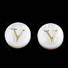 Natural Freshwater Shell Beads SHEL-N036-01V-2