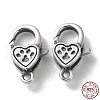 925 Thailand Sterling Silver Lobster Claw Clasps STER-D003-58AS-3