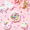310Pcs 5 Styles Transparent Acrylic Beads MACR-CJ0001-65-5