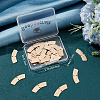 Beebeecraft 30Pcs Brass Connector Charms KK-BBC0004-82-6
