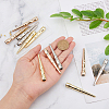 SUPERFINDINGS 12Pcs 3 Colors Alloy Cord Ends FIND-FH0009-53-9