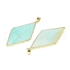 Natural Flower Amazonite Faceted Big Pendants G-L623-04G-01-2