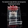 Fingerinspire Transparent Acrylic Display Stands ODIS-FG0001-21A-4