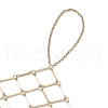 Brass Cable Chains Ring Bracelets for Women BJEW-JB11581-01-3