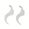 Non-Tarnish 201 Stainless Steel Pendants STAS-N091-172P-1