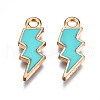 Alloy Enamel Pendants ENAM-N054-025L-3