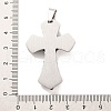 Non-Tarnish 304 Stainless Steel Pendants STAS-Z080-03P-3