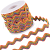 Gorgecraft 10 Yards Polyester Wave Ribbon OCOR-GF0003-14B-1