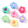 Opaque Acrylic Beads SACR-N018-13-1