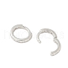 925 Sterling Silver Cubic Zirconia Hoop Earrings ZD9822-4-2