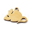 304 Stainless Steel Charms STAS-K272-01D-G-1