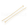 Brass Flat Head Pins KK-G331-11-0.7x51-3