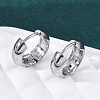 316 Surgical Stainless Steel Hoop Earrings for Women EJEW-G429-01B-P-2