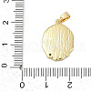Brass Micro Pave Cubic Zirconia Pendants KK-U068-10G-01-3