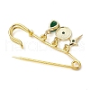 Evil Eye Iron Safety Pin Kilt Pins JEWB-BR00164-01-4