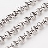 Tarnish Resistant 304 Stainless Steel Rolo Chains CHS-L015-50-1