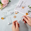SUNNYCLUE 32Pcs 2 Colors Clear Glass Bottles Bead Containers CON-SC0001-13B-3
