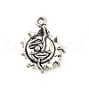 Tibetan Style Alloy Pendants TIBE-L008-26AS-1