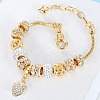 Heart Alloy with Crystal Rhinestone Charm Bracelets FS-WG8E942-01-3