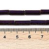 Electroplated Natural Lava Rock Beads Strands G-K388-03B-10-4