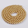 Glass Pearl Beads Strands X-HY-6D-B28-1