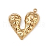 304 Stainless Steel Pendants STAS-B092-10G-1