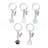 Alloy Enamel Pendants Keychain KEYC-JKC01268-2