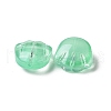 Transparent Spray Painted Glass Beads GLAA-I050-12D-2