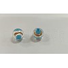 Handmade Silver Foil Lampwork Beads GLAA-Z001-05J-1
