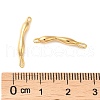 Brass Connector Charms KK-P239-01G-3