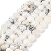 Natural White African Opal Beads Strands G-H005-C10-01-1