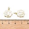 Brass Enamel Pendants KK-L237-007G-3