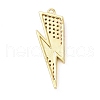Eco-friendly Brass Micro Pave Clear Cubic Zirconia Pendants KK-D079-17G-01-2