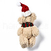 Polyester Stuffed Plush Bear Pendant Decorations FIND-S324-005B-3