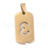 Ion Plating(IP) 304 Stainless Steel Pendants STAS-O127-D03-2