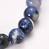 Natural Sodalite Beaded Stretch Bracelets X-BJEW-Q692-59-8mm-2