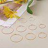 Craftdady Brass Wine Glass Charm Rings KK-CD0001-05-31