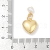 Natural Cultured Freshwater Pearl & Brass Pendants KK-U062-10G-3