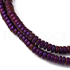 Electroplated Non-magnetic Hematite Beads Strands G-P571-A01-01G-3